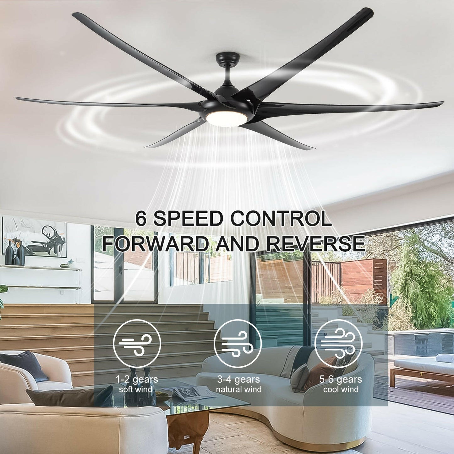 100" Ceiling Fans With Lights And Remote