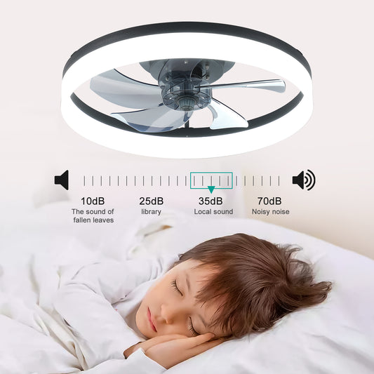 Ceiling Fan with Lights Dimmable LED