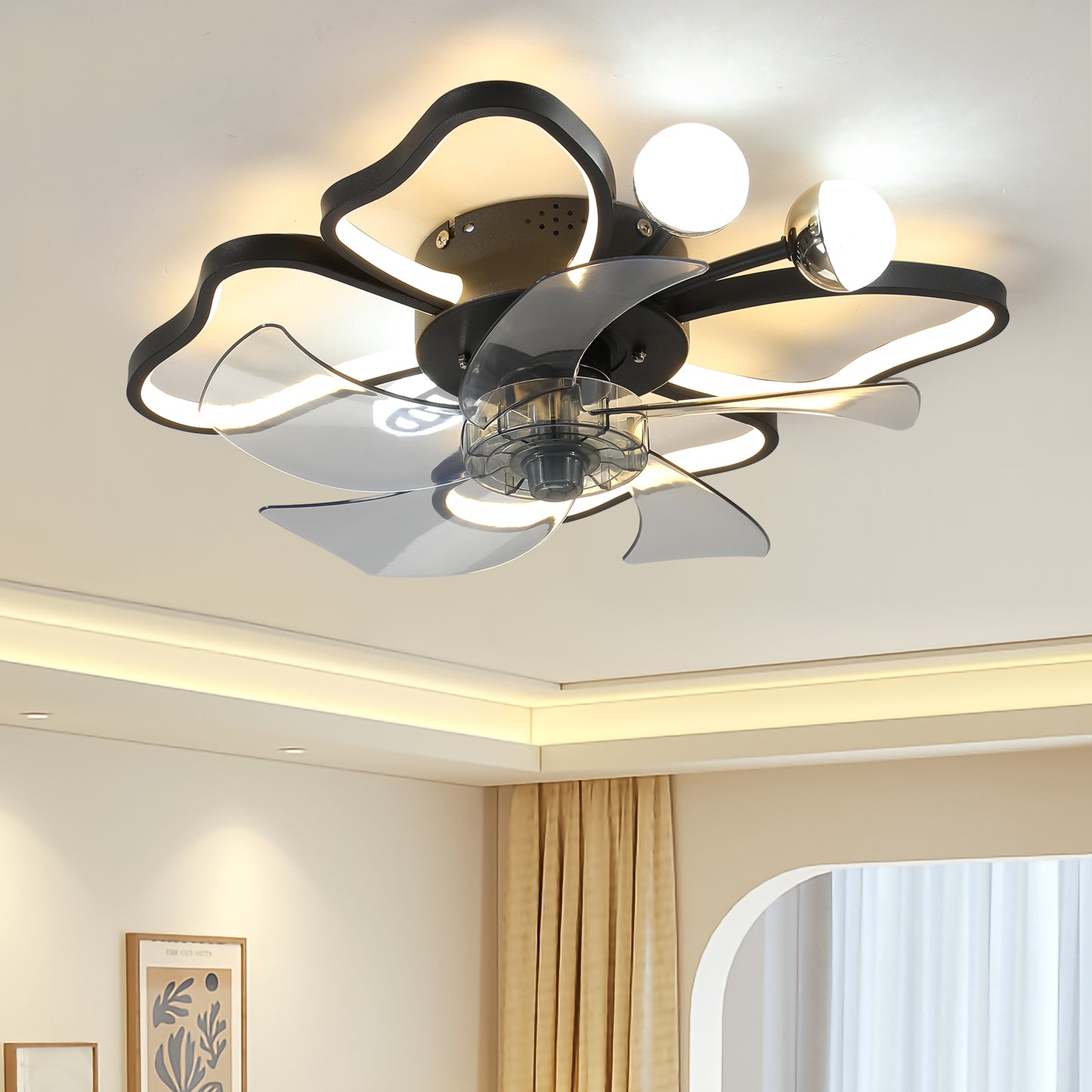 Light Ceiling Fan with Lights Remote Control