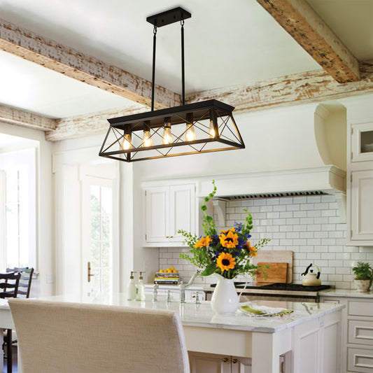 5-Light Farmhouse Chandeliers