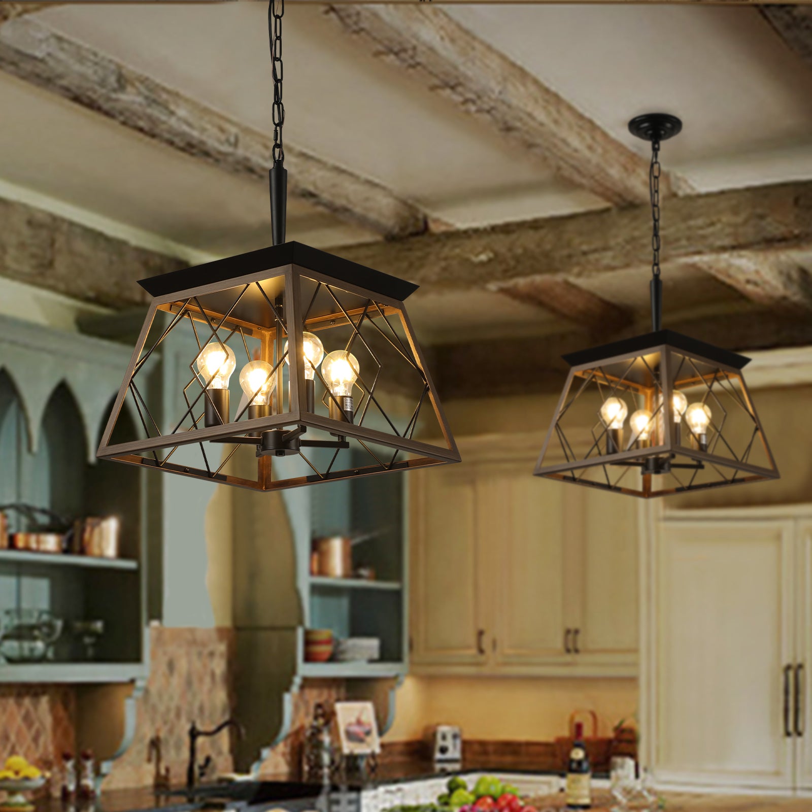 Farmhouse Chandelier 4-Light – letrylighting