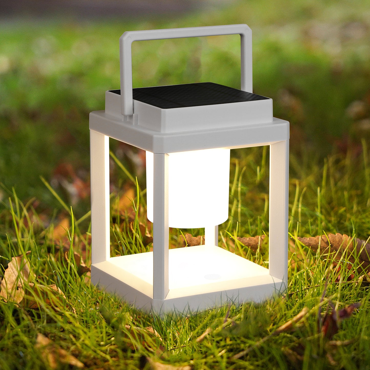 Outdoor Table Lamp, 3-Level Brightness Portable Rechargeable Solar Lamp Waterproof